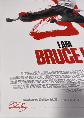 Lot 186 - LIMITED EDITION 'I AM BRUCE LEE' POSTER.