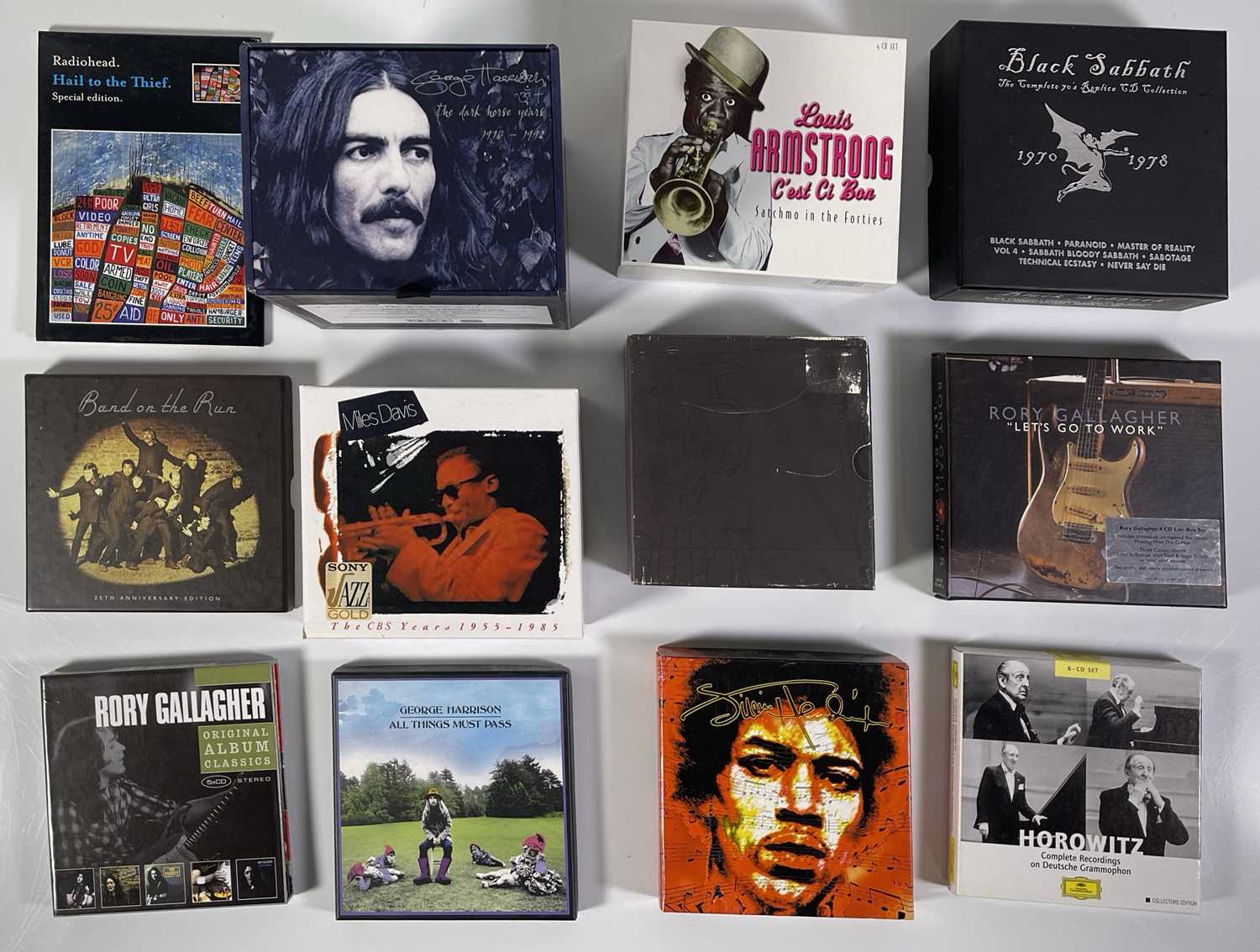 Lot 1235 - CD BOXSET COLLECTION INC GEORGE HARRISON / BLACK SABBATH.