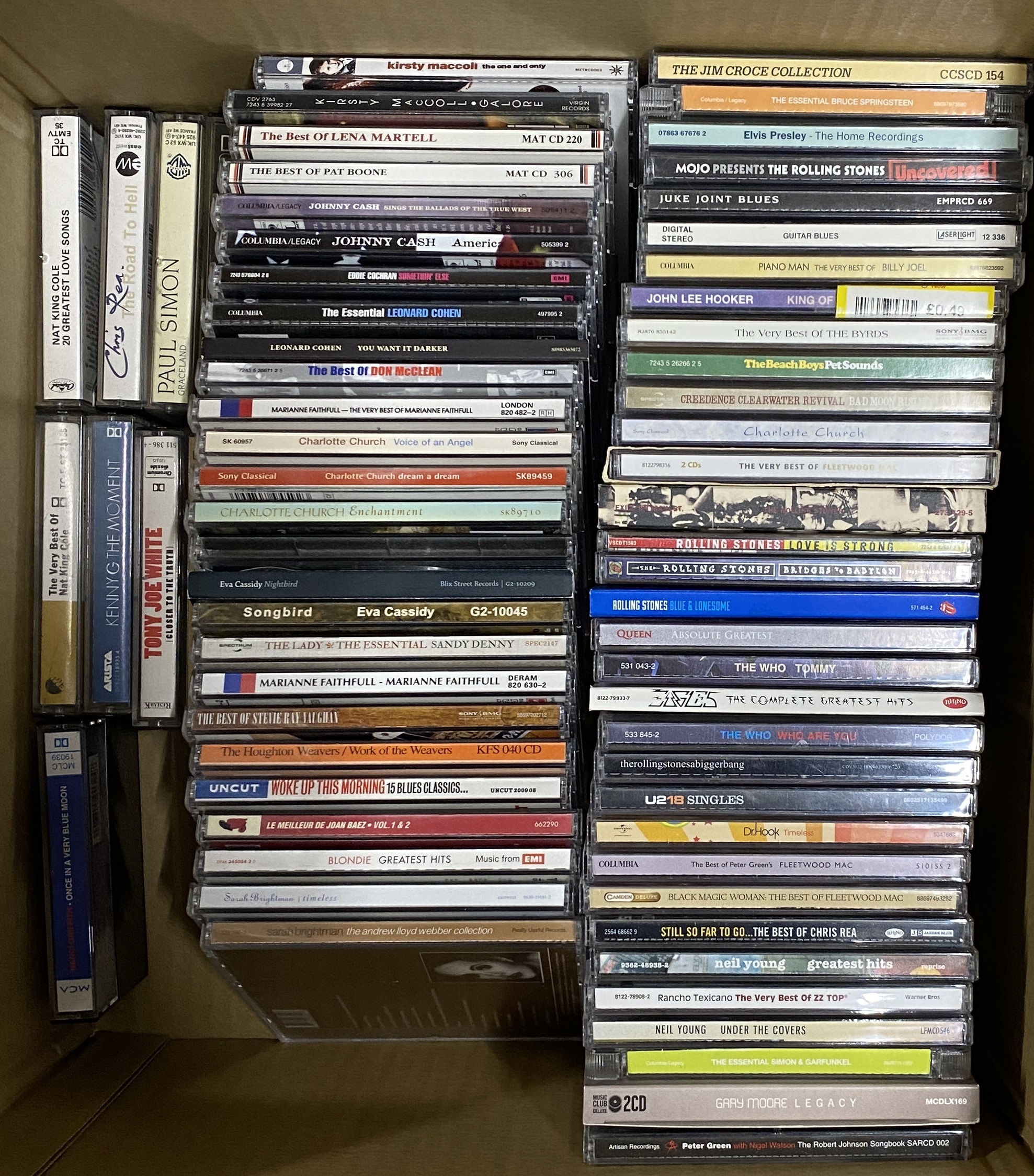 Lot 1242 - CD COLLECTION (PLUS CASSETTES) INCLUDING