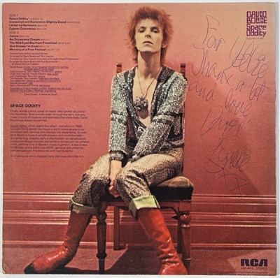 Lot 367 - DAVID BOWIE - SIGNED SPACE ODDITY LP.