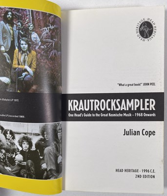 Lot 32 - JULIAN COPE - KRAUTROCKSAMPLER - COLLECTABLE BOOK.