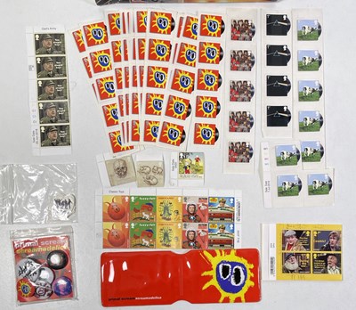 Lot 42 - PROMOTIONAL ITEMS INC PRIMAL SCREAM STAMPS.