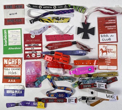Lot 56 - COLLECTION OF ORIGINAL AAA/STAGE PASSES.