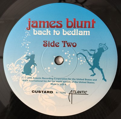 Lot 18 - JAMES BLUNT - BACK TO BEDLAM LP (US ORIGINAL - ATLANTIC/ CUSTARD - R1 73396)