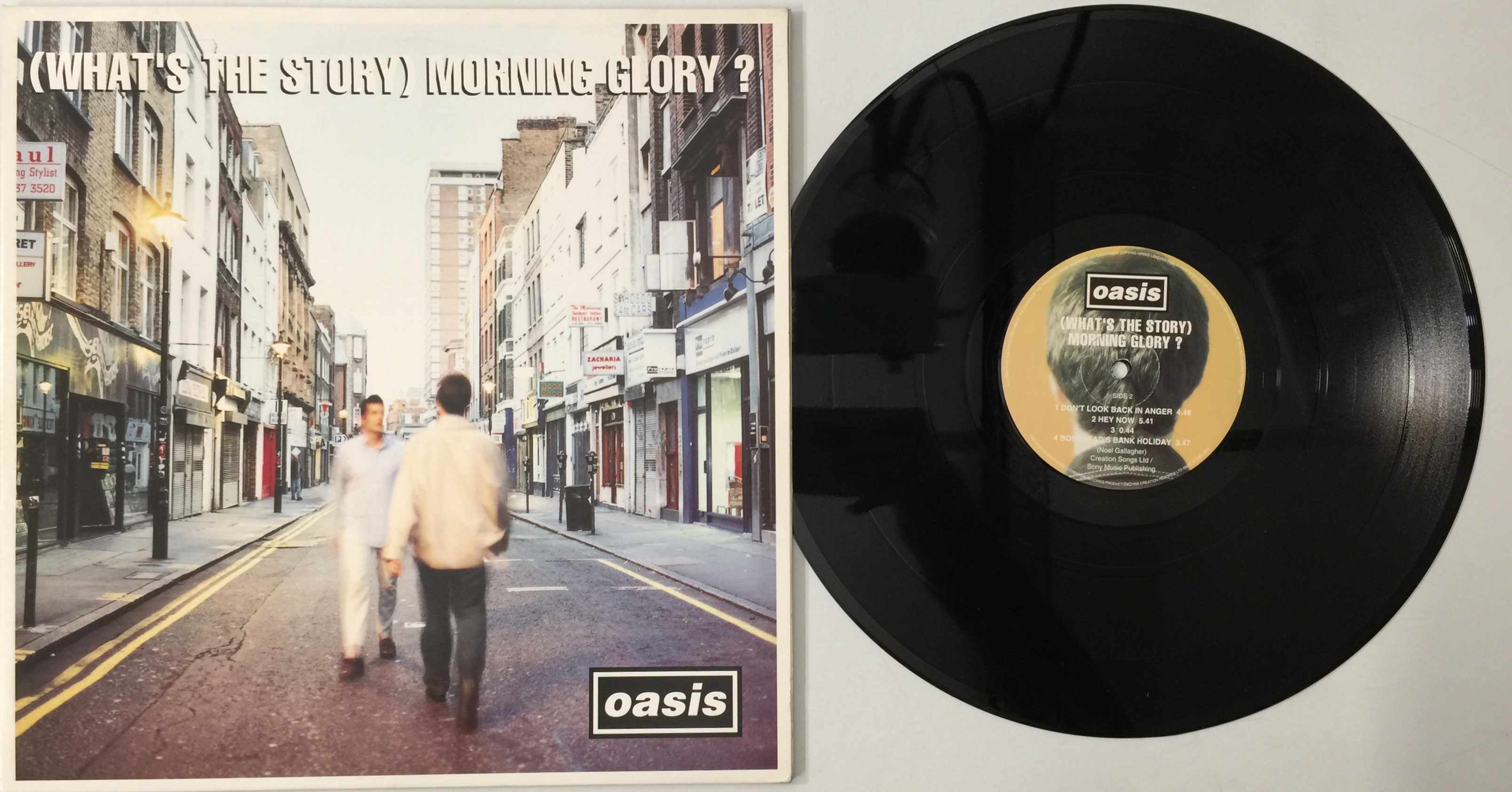 Oasis – Morning Glory CRELP189 Oasis What's the Story Morning Glory UK vinyl album FACTORY
