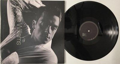 Lot 23 - ROBBIE WILLIAMS - GREATEST HITS LP (LIMITED EDITION - CHRYSALIS - 724386681911)