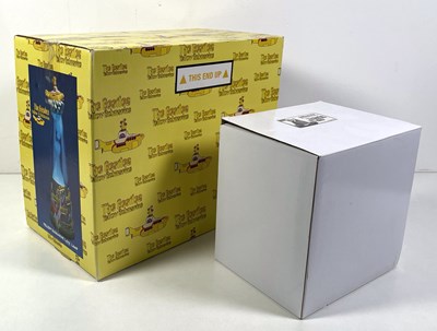 Lot 155 - THE BEATLES - ORIGINAL YELLOW SUBMARINE LAVA LAMP AND ROCK ICONZ 'NOWHERE MAN' STATUE.