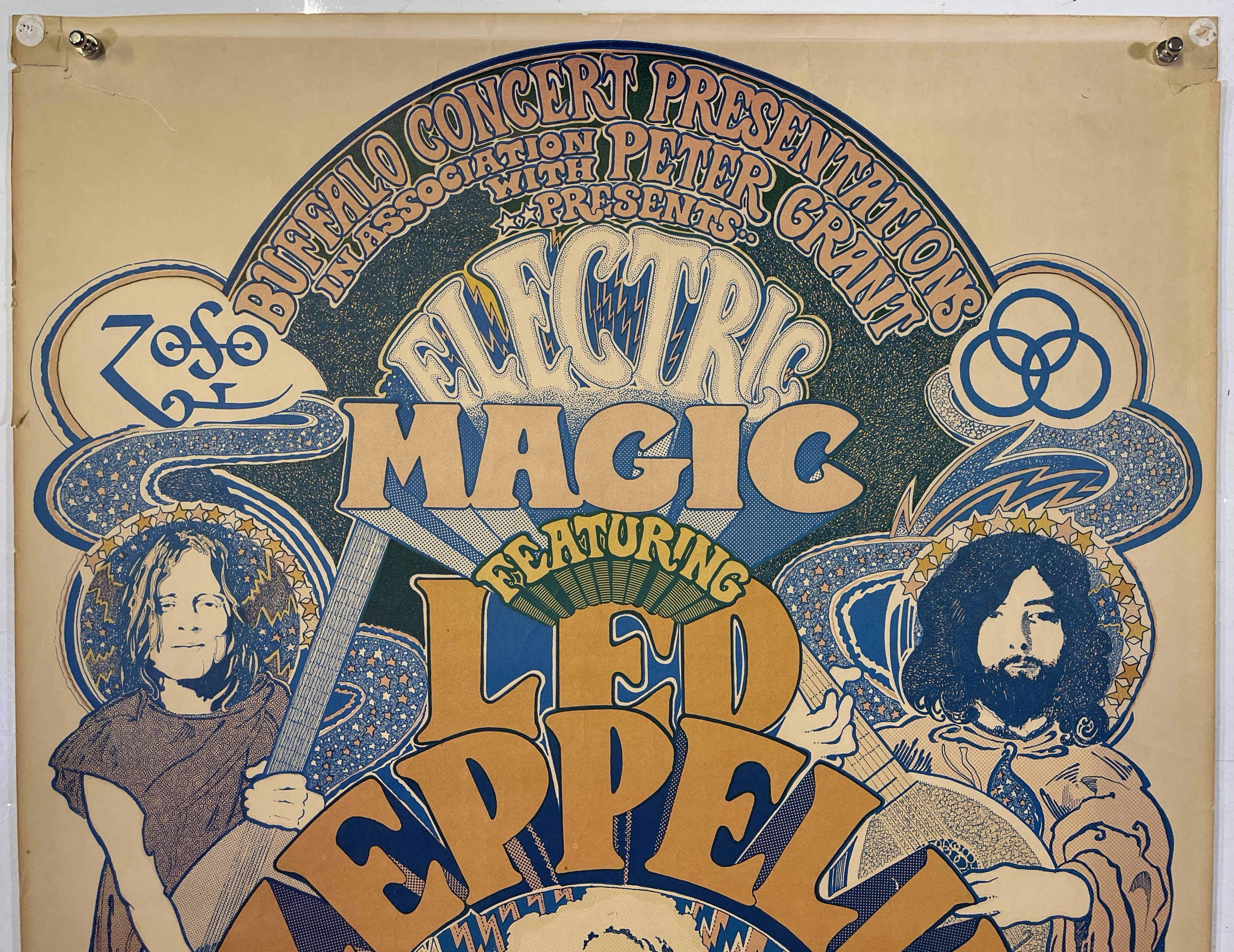 Lot 397 - LED ZEPPELIN - 'ELECTRIC MAGIC' EMPIRE POOL,