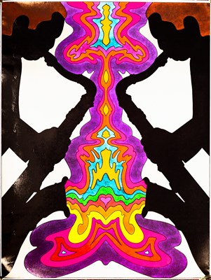 Lot 55 - PSYCHEDELIA - FOUR POSTERS IN STYLE OF JOHN ALCORN