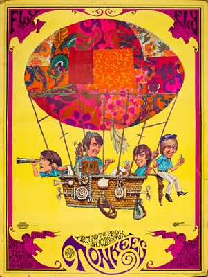 Lot 57 - THE MONKEES - ORIGINAL SPARTA POSTER PUBLISHED 1967.