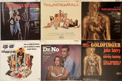 Lot 1150 - James Bond - Soundtrack LPs