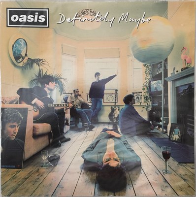 Lot 53 - OASIS - DEFINITELY MAYBE LP (CRE LP 169 - DAMONT PRESSING)