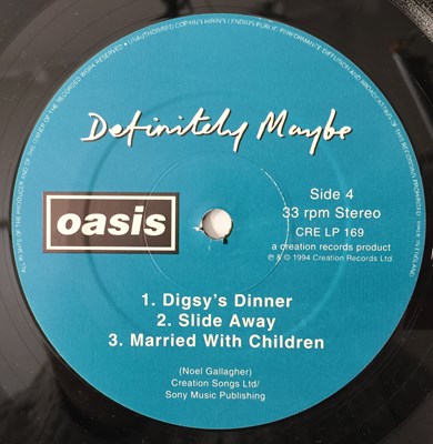 Lot 53 - OASIS - DEFINITELY MAYBE LP (CRE LP 169 - DAMONT PRESSING)