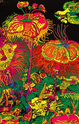 Lot 93 - THIRD EYE PUBLISHED ORIGINAL BLACKLIGHT POSTERS.