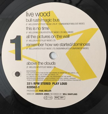 Lot 65 - PAUL WELLER - LIVE WOOD LP (828 561-1)