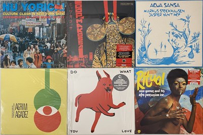 Lot 127 - AFRO/LATIN/JAZZ/LIBRARY - CONTEMPORARY PRESSING LPs