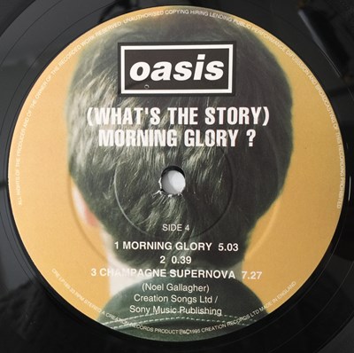 Lot 131 - OASIS - (WHAT'S THE STORY) MORNING GLORY? LP (ORIGINAL UK COPY - CREATION CRE LP 189)