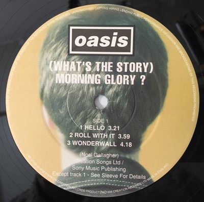 Lot 131 - OASIS - (WHAT'S THE STORY) MORNING GLORY? LP (ORIGINAL UK COPY - CREATION CRE LP 189)