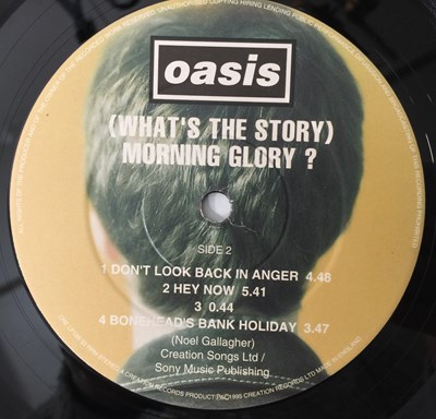 Lot 131 - OASIS - (WHAT'S THE STORY) MORNING GLORY? LP (ORIGINAL UK COPY - CREATION CRE LP 189)