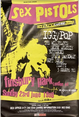 Lot 154 - SEX PISTOLS BILLBOARD POSTERS - FILTHY LUCRE TOUR