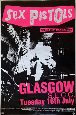 Lot 154 - SEX PISTOLS BILLBOARD POSTERS - FILTHY LUCRE TOUR