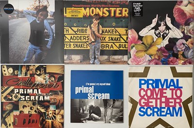 Lot 135 - PRIMAL SCREAM - COLLECTORS' VINYL PACKAGE (LPs/12"/10"/7")