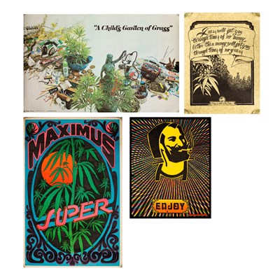 Lot 117 - MARIJUANA - 1970S POSTER COLLECTION.