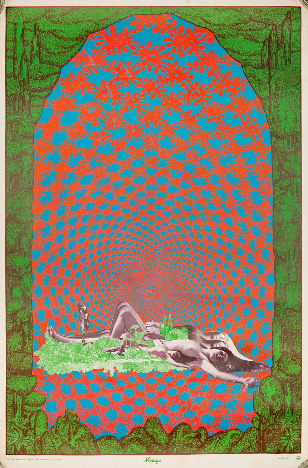 Lot 119 - WEST COAST PSYCHEDELIA - WILFRIED SATTY - MIRAGE, 1967.