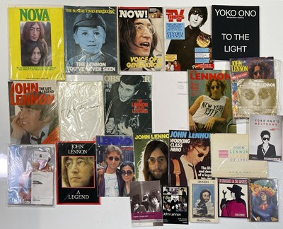 Lot 251 - 21 JOHN LENNON/YOKO ONO RELATED BOOKS & MAGAZINES.