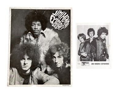 Lot 456 - JIMI HENDRIX EXPERIENCE 8 PAGE BIOGRAPHY AND...