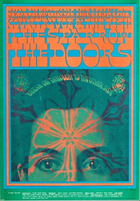 Lot 138 - VICTOR MOSCOSO - THE DOORS - FD50 POSTER, 1967.