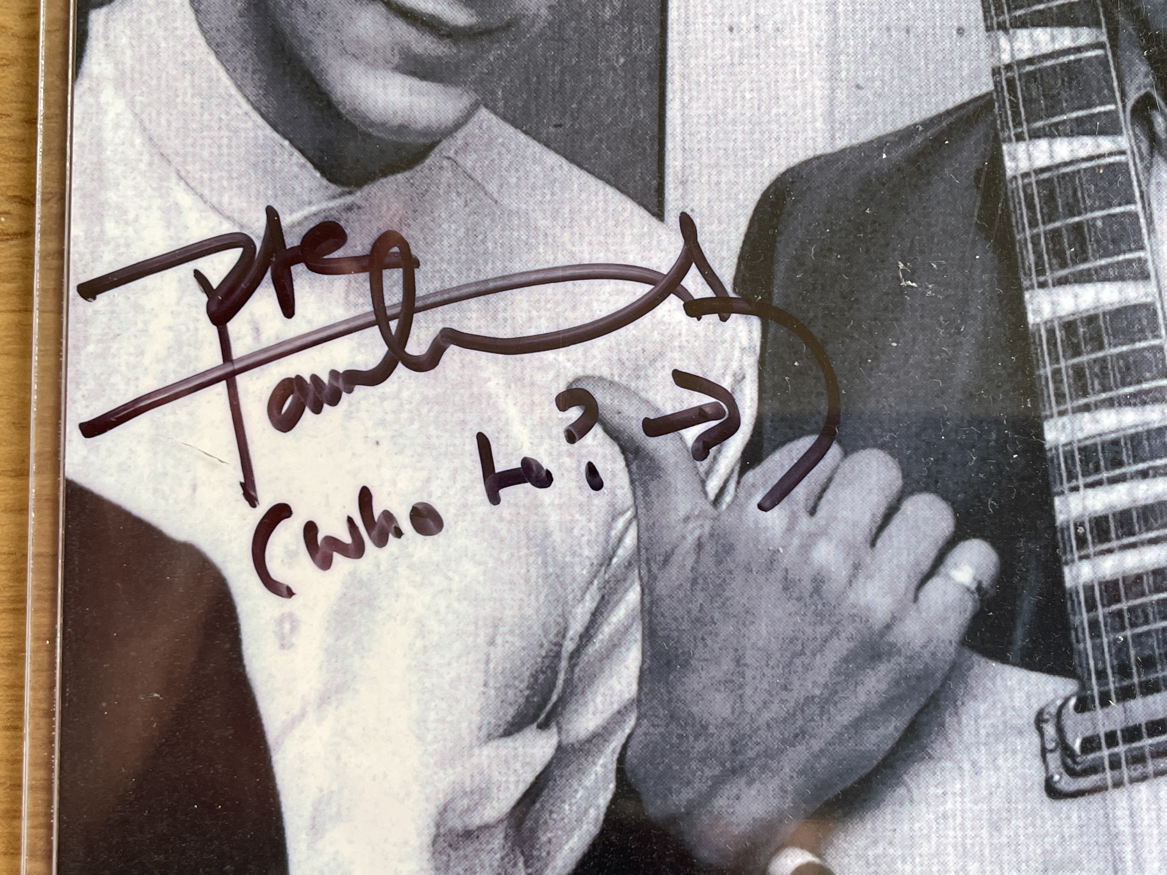 Lot 248 - THE WHO ROGER DALTREY SIGNED BOOK AND PETE