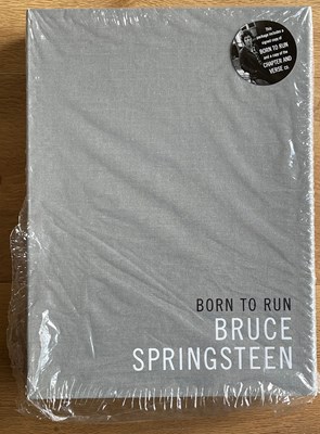 Lot 249 - BRUCE SPRINGSTEEN BORN TO RUN SIGNED BOOK....
