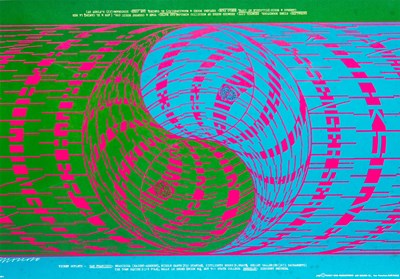 Lot 148 - VICTOR MOSCOSO - HORNS OF PLENTY - ORIGINAL FD67 - 1967 POSTER.