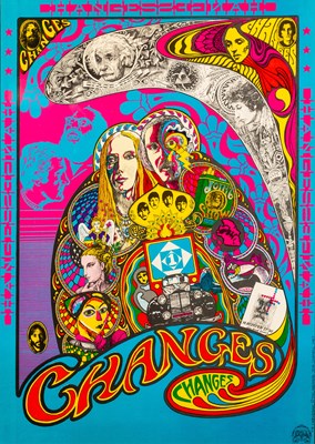 Lot 149 - WEST COAST PSYCHEDELIA - ORIGINAL 1967 POSTER BY CERVENAK/CARROLL.