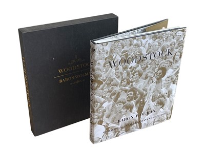 Lot 343 - BARON WOLMAN WOODSTOCK SIGNED BOOK WITH TICKET...