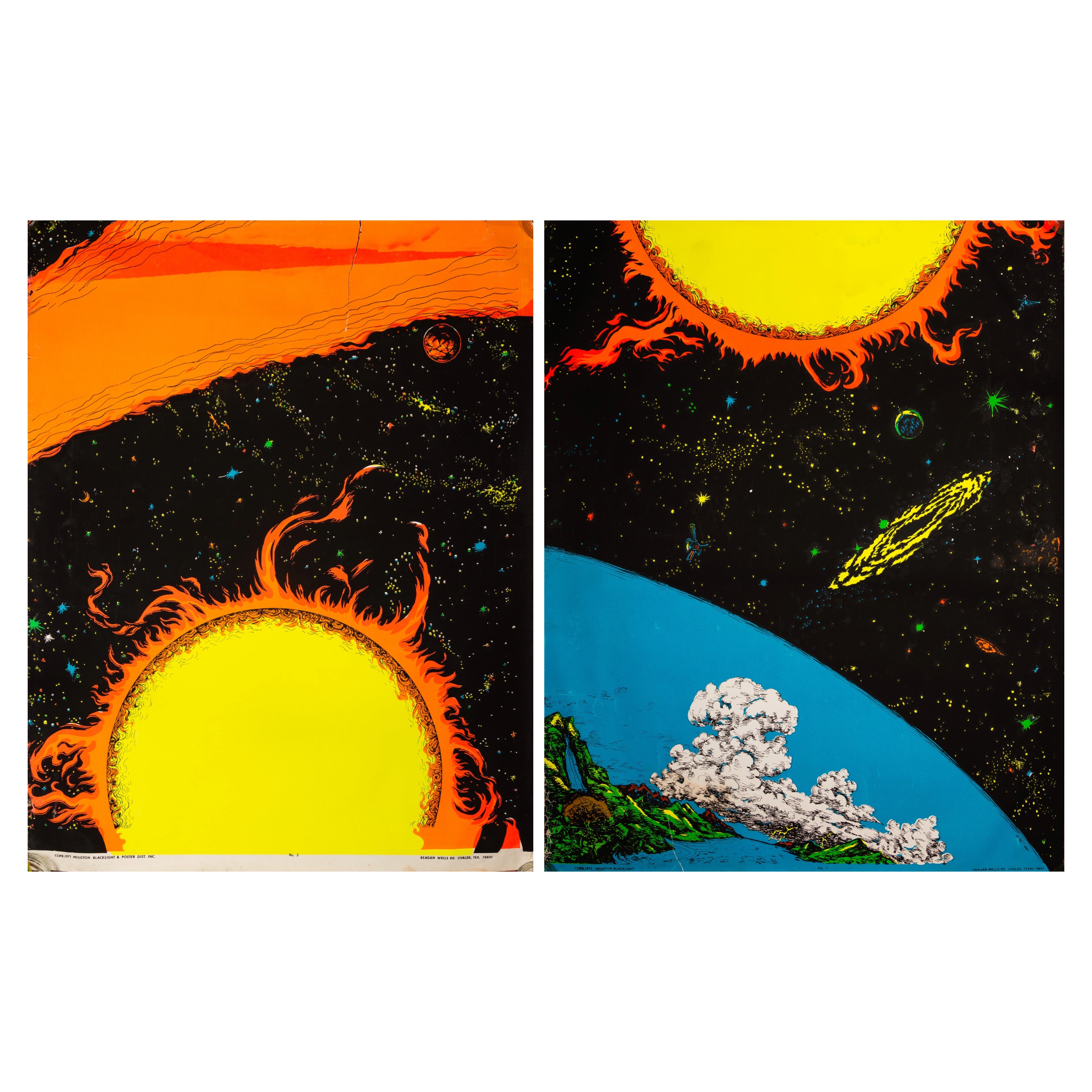 Lot 152 - GEORGE GOODE - BLACKLIGHT POSTERS #2 AND #3,