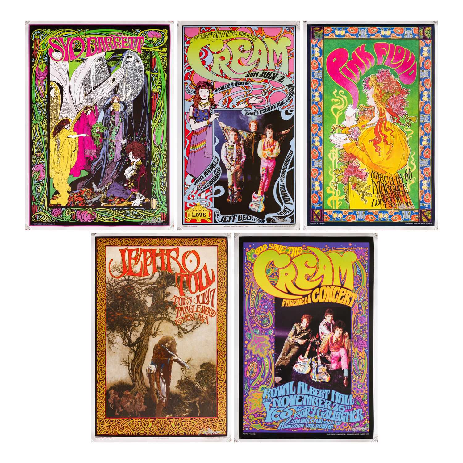 Lot 154 - BOB MASSE - COLLECTION OF SIGNED POSTERS.
