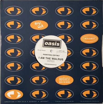 Lot 163 - OASIS - I AM THE WALRUS 12" - ORIGINAL UK SINGLE SIDED PROMO (CREATION CTP 190)