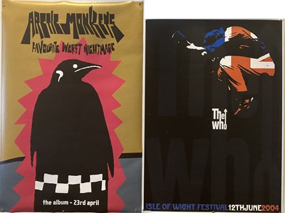 Lot 98 - INDIE / ROCK POSTERS - RADIOHEAD/ISLE OF WIGHT FESTIVAL