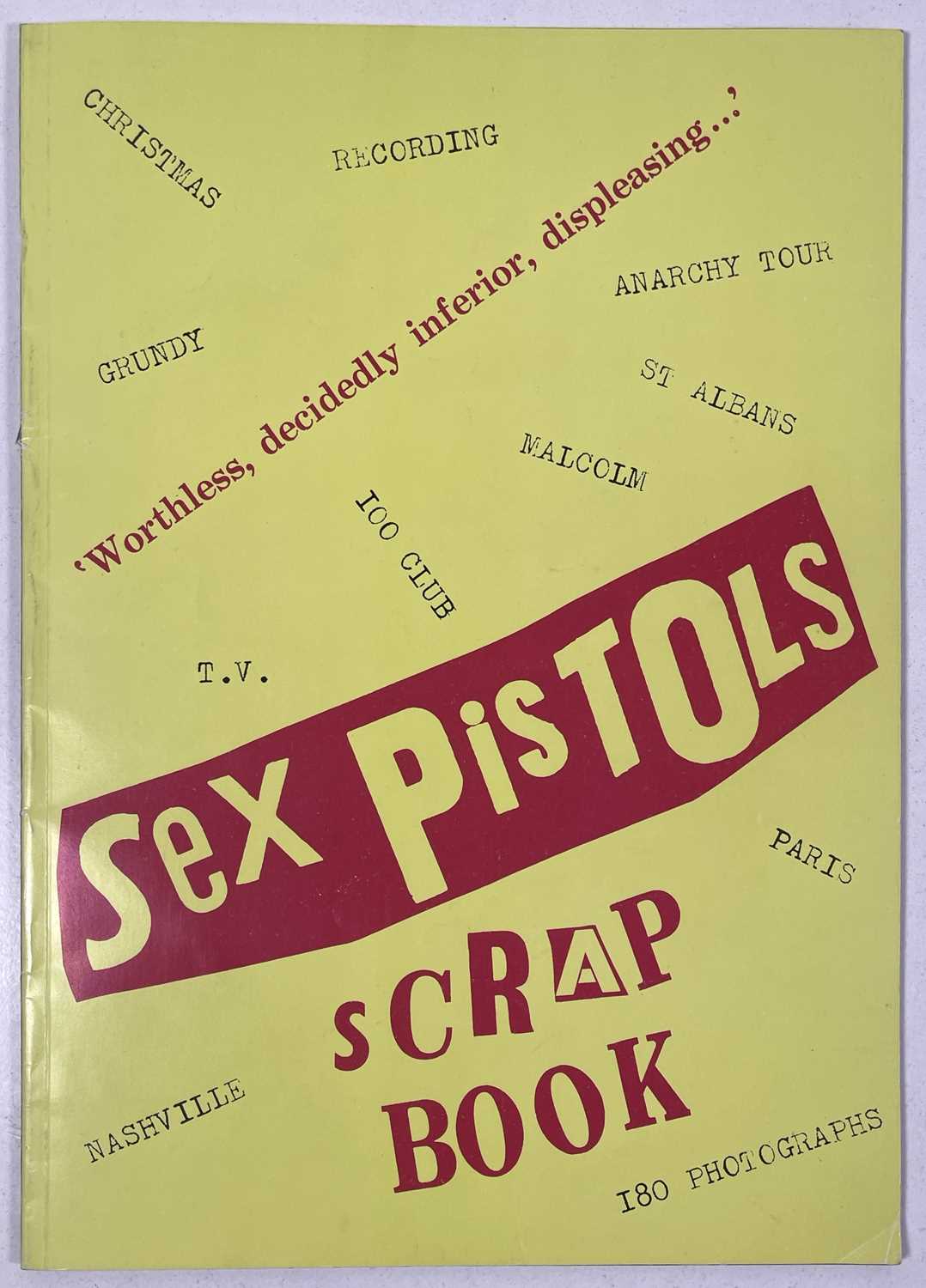 Lot 566 - RAY STEVENSON - ORIGINAL COPY OF SEX PISTOLS SCRAPBOOK, 1977.