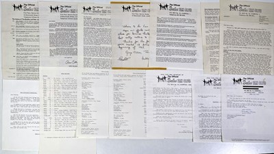 Lot 170 - THE BEATLES FAN CLUB AREA SECRETARY NEWSLETTERS/LETTERS - STAFFS & YORKSHIRE