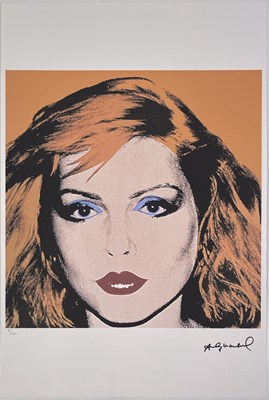 Lot 588 - DEBBIE HARRY / BLONDIE - ORIGINAL ANDY WARHOL GEORGES ISRAEL LIMITED EDITION PRINT.