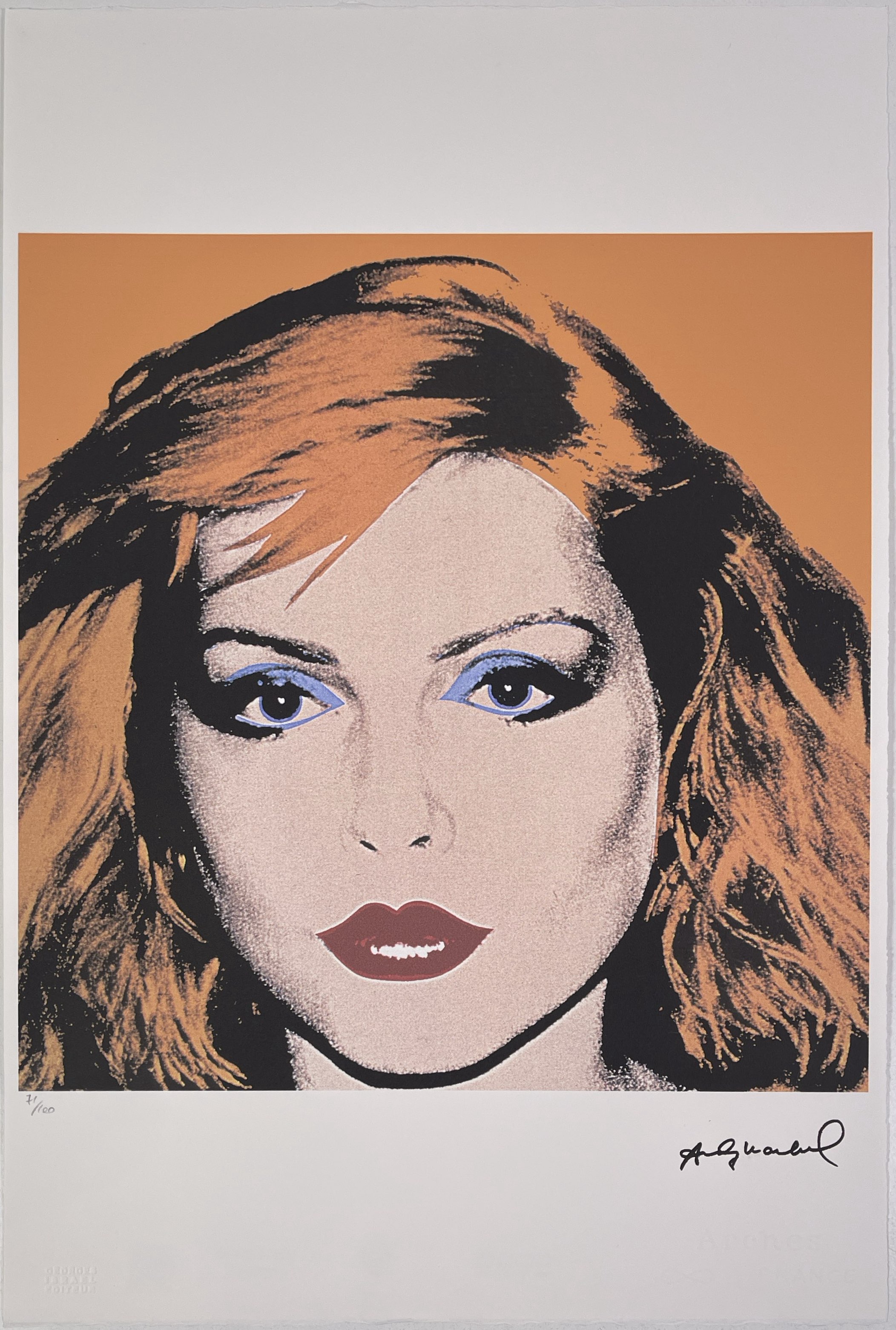 Lot 588 - DEBBIE HARRY / BLONDIE - ORIGINAL ANDY