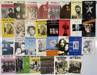 Lot 254 - THE BEATLES/APPLE-RELATED SHEET MUSIC COLLECTION.