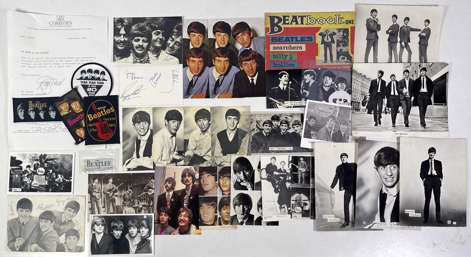 Lot 176 - THE BEATLES MEMORABILIA ITEMS.