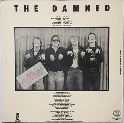 Lot 172 - THE DAMNED - DAMNED DAMNED DAMNED LP - ORIGINAL EDDIE & THE HOT RODS SLEEVE (SEEZ 1).