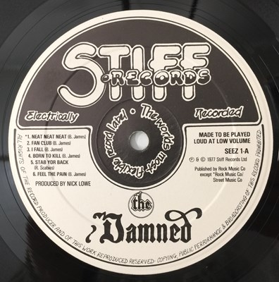 Lot 172 - THE DAMNED - DAMNED DAMNED DAMNED LP - ORIGINAL EDDIE & THE HOT RODS SLEEVE (SEEZ 1).