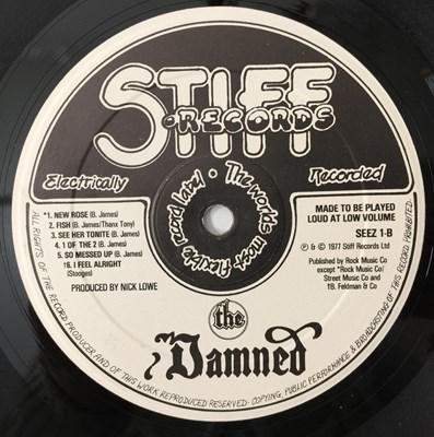 Lot 172 - THE DAMNED - DAMNED DAMNED DAMNED LP - ORIGINAL EDDIE & THE HOT RODS SLEEVE (SEEZ 1).