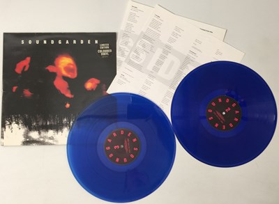 Lot 4 - SOUNDGARDEN - SUPERUNKNOWN LP (LIMITED EDITION - BLUE VINYL - A&M RECORDS - 540 215-1)